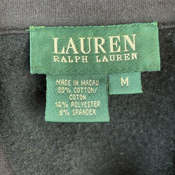Lauren Ralph Lauren Black Pea Coat Size M EUC - Picture 5 of 5